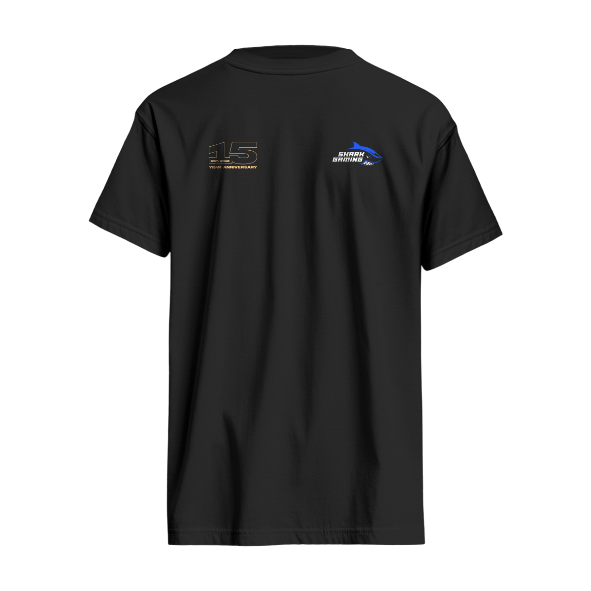 Shark Gaming T-Shirt 15-årsjubilæum