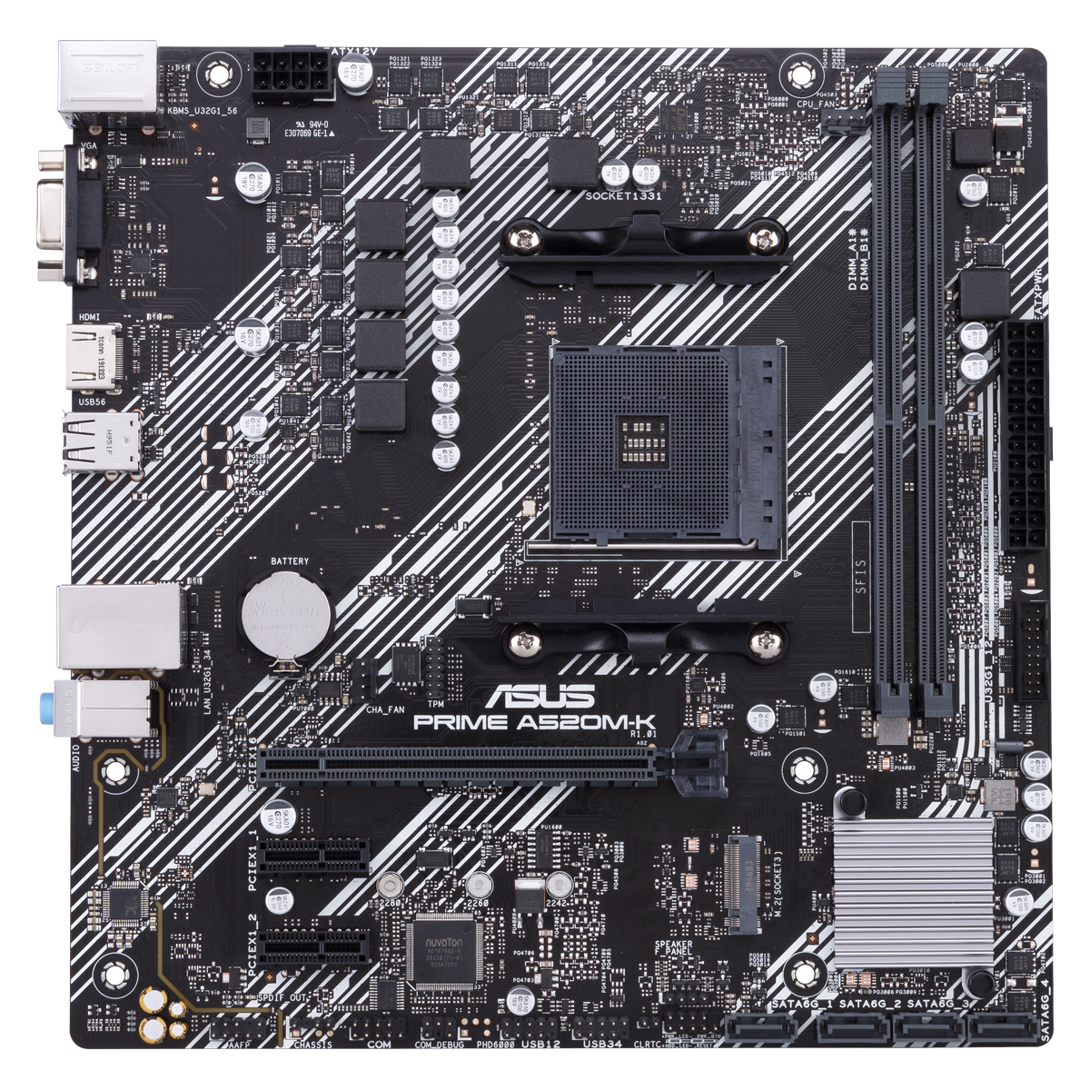 ASUS PRIME A520M-K DDR4 Bundkort