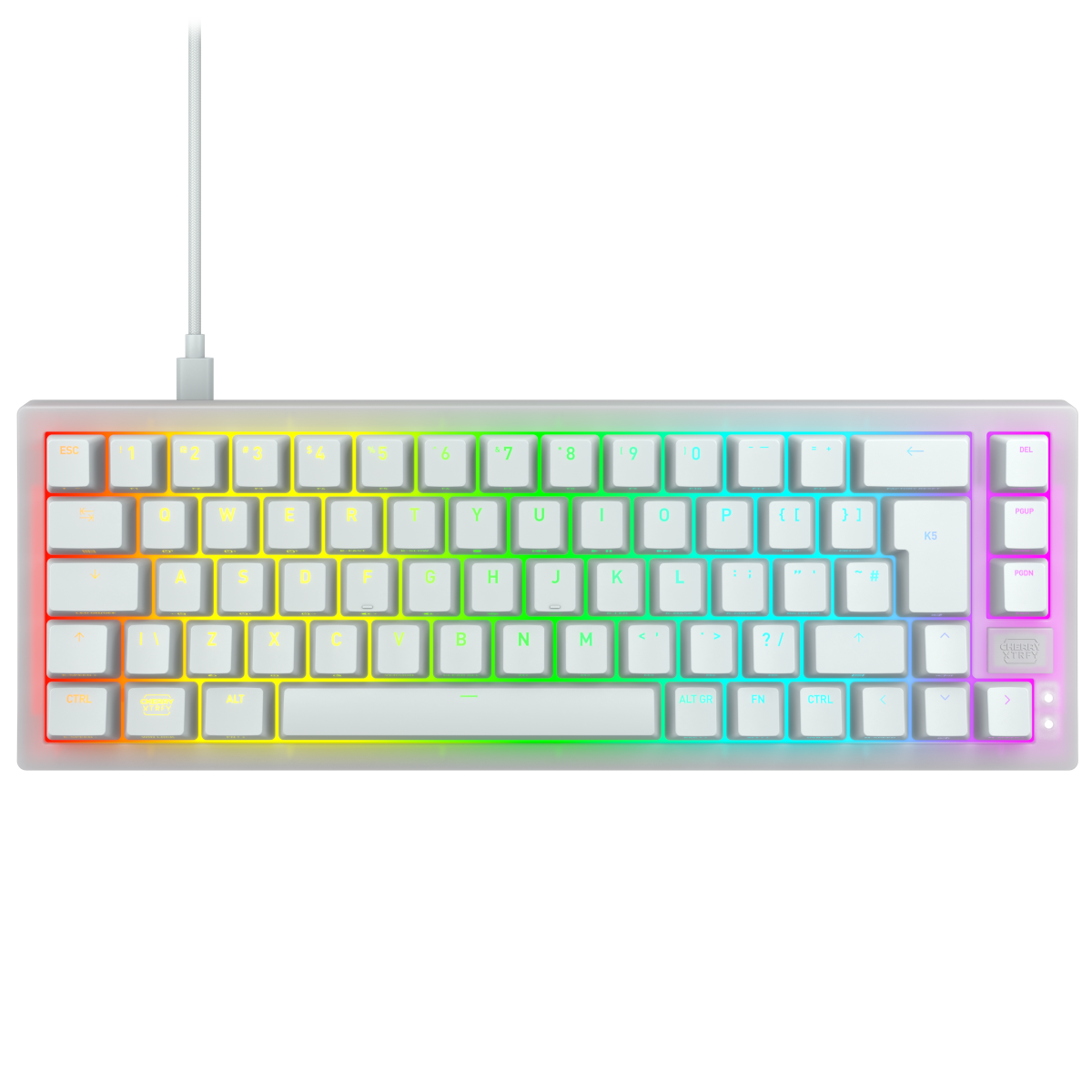 Xtrfy K5V2 Compact - Transparent White - Keyboard
