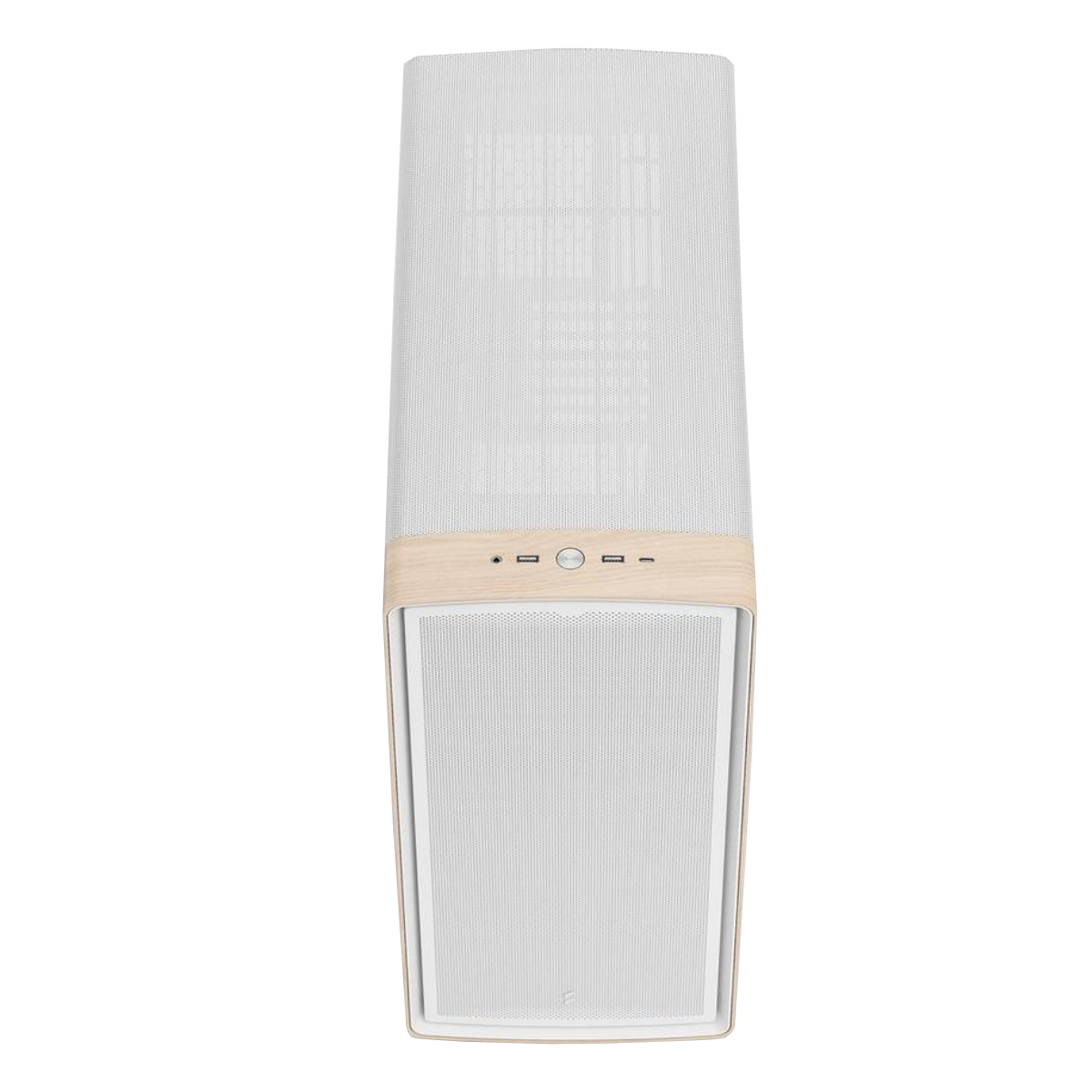 Fractal Design Summit Chalk White TG Clear Tint Kabinet