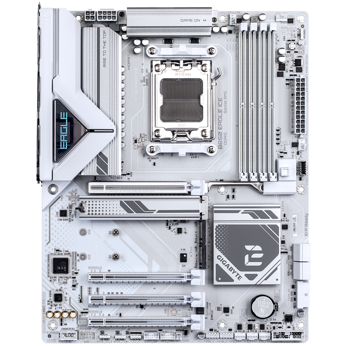 Gigabyte B850 EAGLE ICE White Bundkort (Uden WIFI)