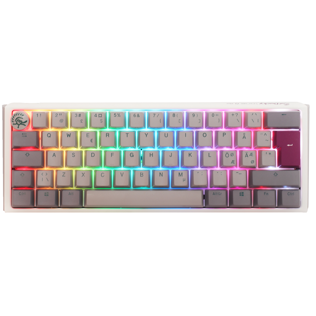 Ducky One 3 Mist Nordic Mini 60% Cherry Red