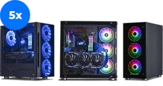 5 x Gaming Setups
