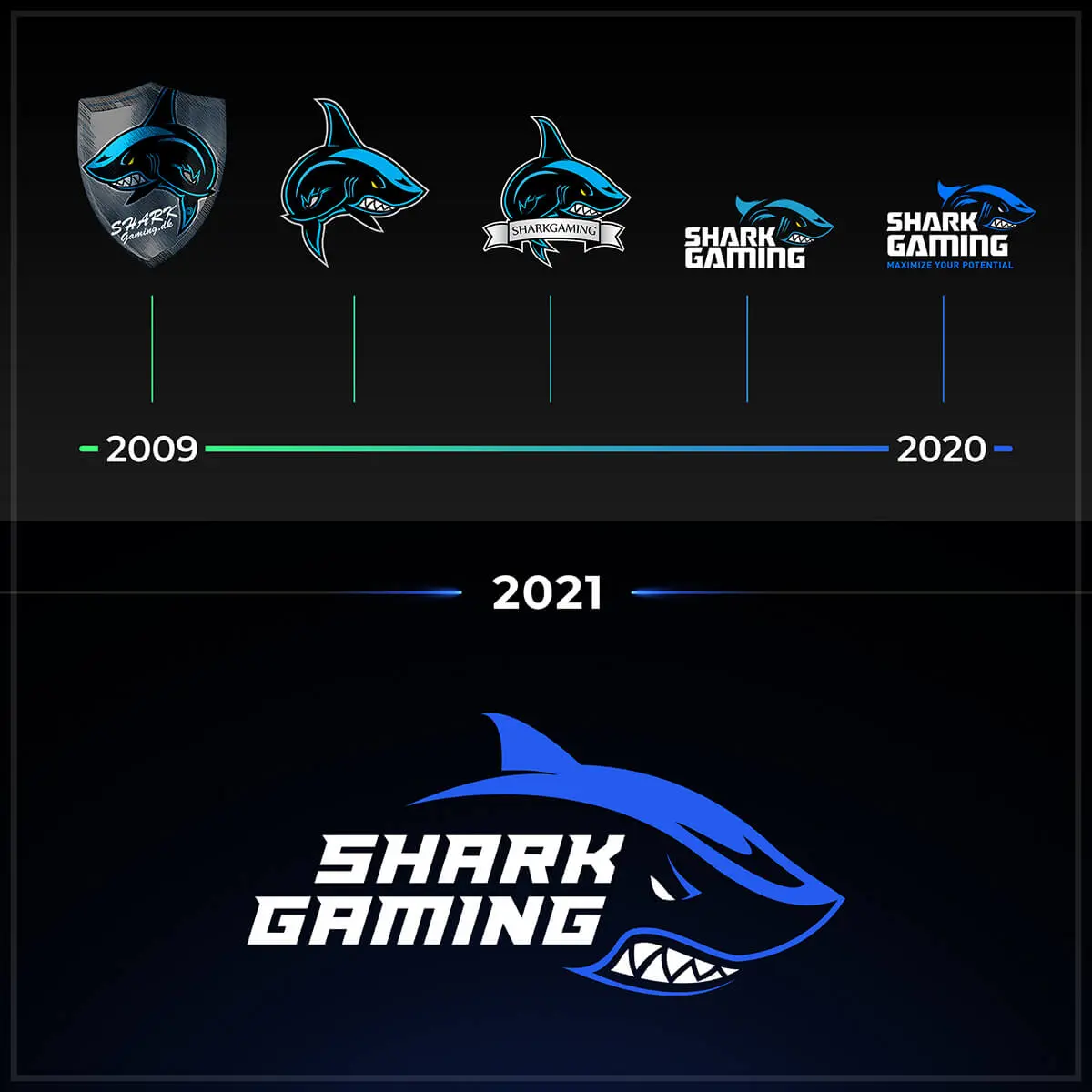 Shark Gaming timeline Shark Gaming Timeline 2009-2021