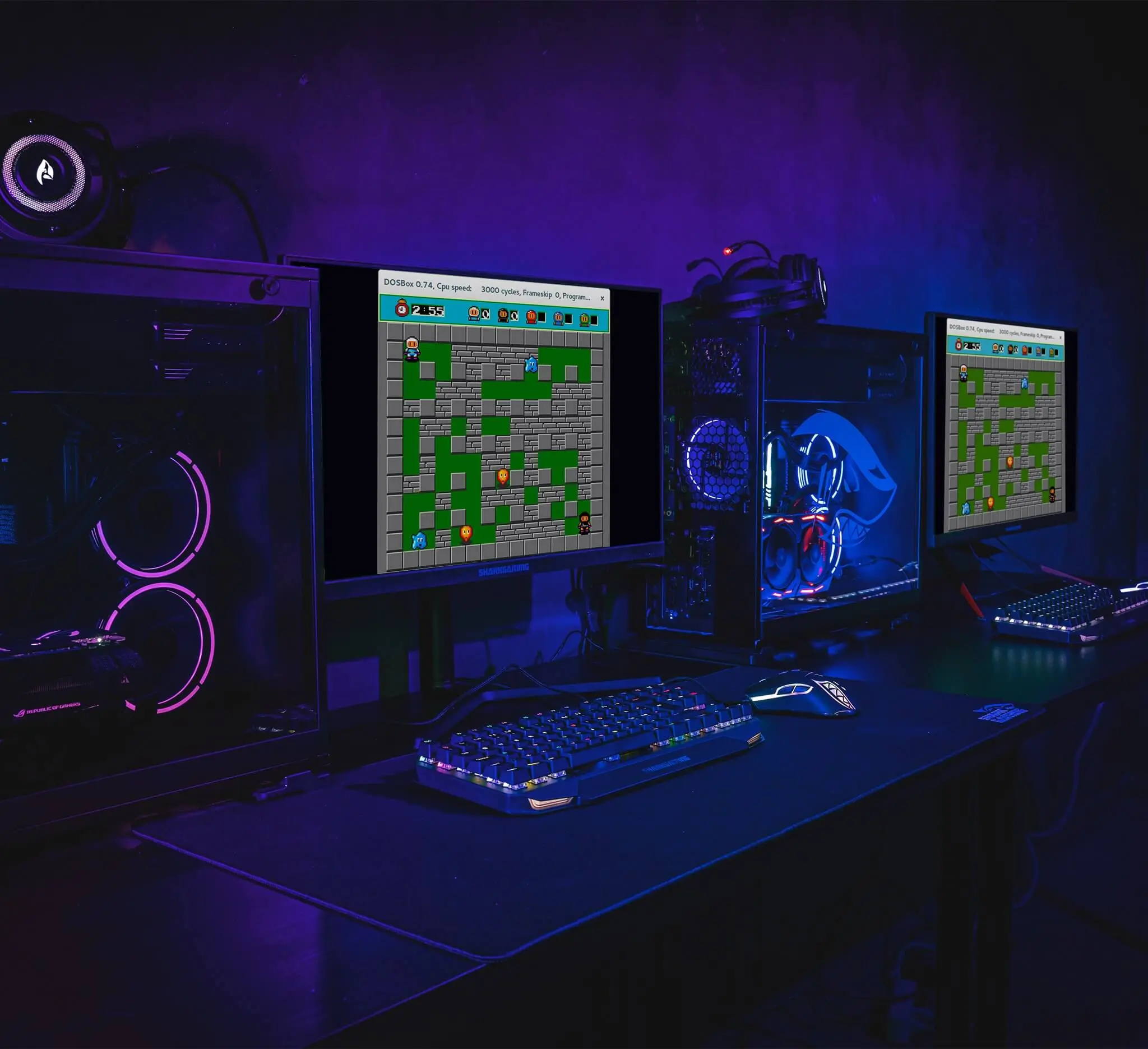 Bomberman på high-end Shark Gaming Computere Bomberman på high-end Shark Gaming Computere